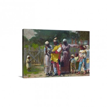 Dressing For The Carnival By Winslow Homer Wall Art - Canvas - Gallery Wrap