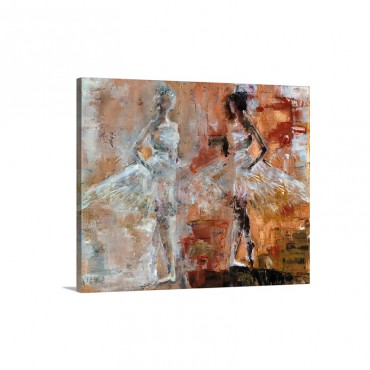 Dual Dancers Wall Art - Canvas - Gallery Wrap