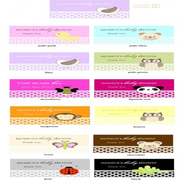 Baby Animal Tissue Packs - 24 Pieces