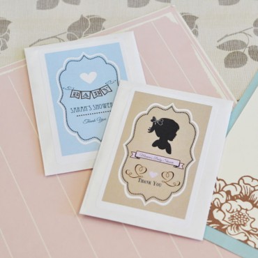 Vintage Baby Personalized Seed Packets - 24 Pieces