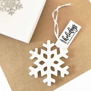 Personalized Snowflake Ornaments - 24 Pieces