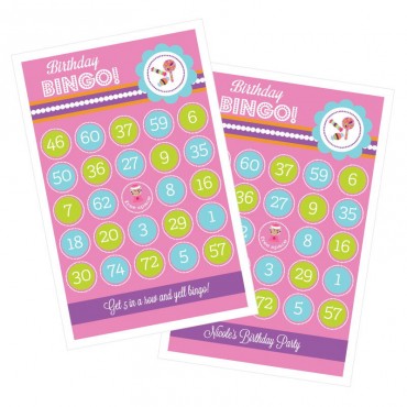 Sweet Shoppe Party Bingo - Set of 16