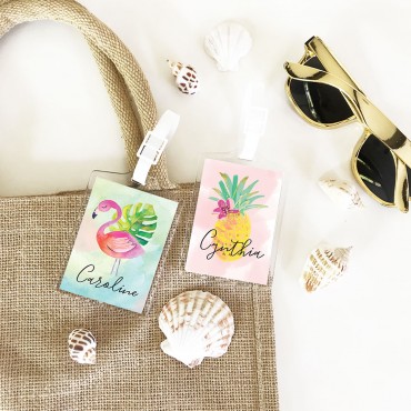 Tropical Beach Luggage Tags - Set of 4