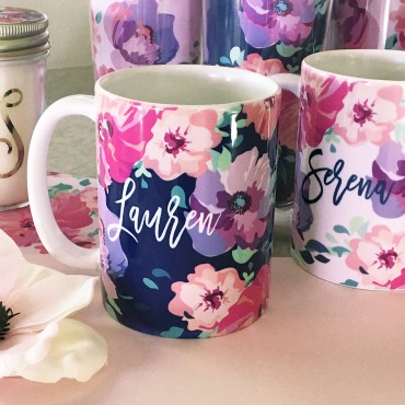 Floral Coffee Mugs