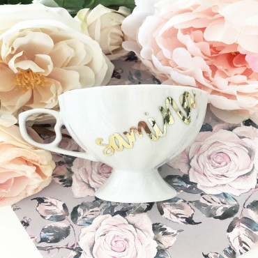 Personalized Porcelain Teacup