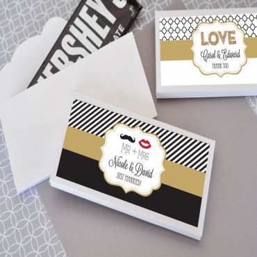 Personalized Theme Candy Wrapper Covers - 24 Pieces