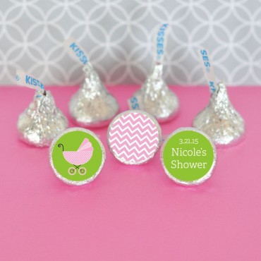 Personalized Baby Shower Hershey's® Kisses Labels Trio - Set of 108
