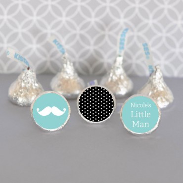 Personalized MOD Baby Silhouette Hershey's® Kisses Labels Trio - Set of 108