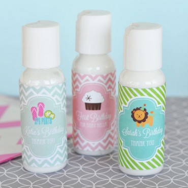 Personalized MOD Kid's Birthday Lotion - 24 Pieces