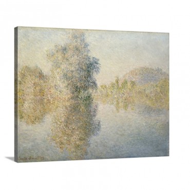 Early Morning On The Seine At Giverny 1893 Wall Art - Canvas - Gallery Wrap