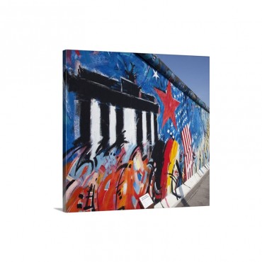 Eastside Gallery Berlin Wall Muhlenstrasse Berlin Germany Wall Art - Canvas - Gallery Wrap