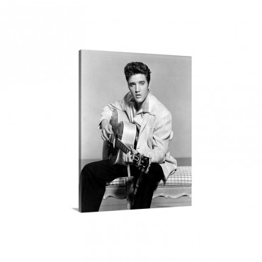 Elvis Presley In Jailhouse Rock  Vintage Publicity Photo Wall Art - Canvas - Gallery Wrap