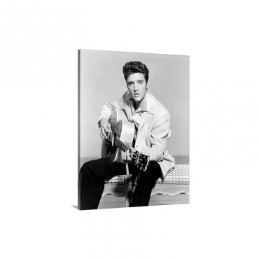 Elvis Presley In Jailhouse Rock  Vintage Publicity Photo Wall Art - Canvas - Gallery Wrap