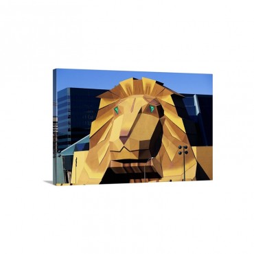 Entrance To MGM Hotel And Casino Wall Art - Canvas - Gallery Wrap
