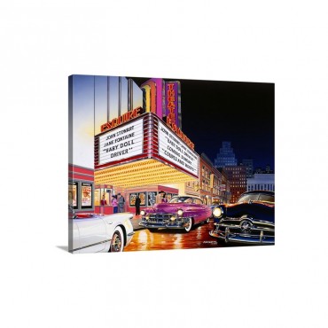 Esquire Theater Wall Art - Canvas - Gallery Wrap