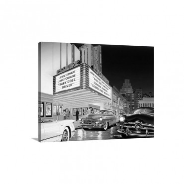 Esquire Theater Wall Art - Canvas - Gallery Wrap