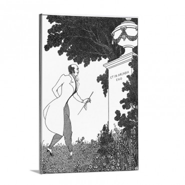 Et In Arcadio Ego Illustration From The Savoy 1896 Wall Art - Canvas - Gallery Wrap