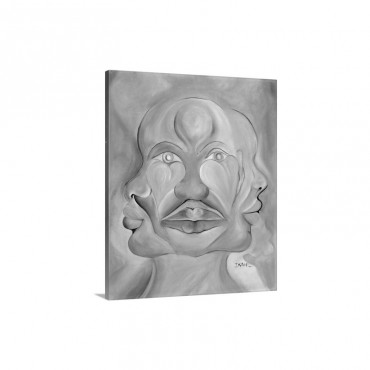 Faces Of Copulation Wall Art - Canvas - Gallery Wrap