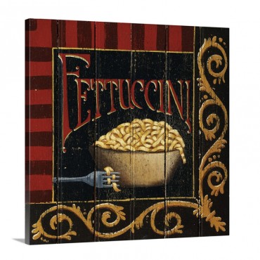 Fettuccini Wall Art - Canvas - Galler Wrap