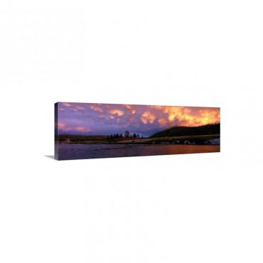 Firehole River Yellowstone National Park WY Wall Art - Canvas - Gallery Wrap