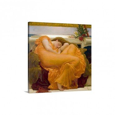 Flaming June By Frederic Leighton Wall Art - Canvas - Gallery Wrap