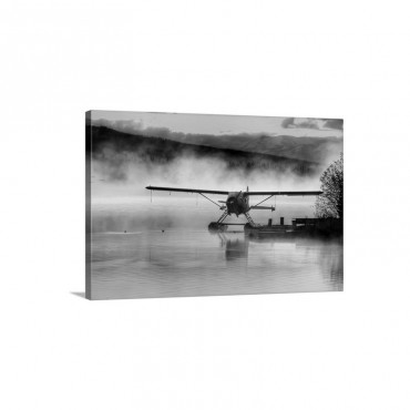 Floatplane Sitting On Beluga Lake Homer Kenai Peninsula Alaska Wall Art - Canvas - Gallery Wrap
