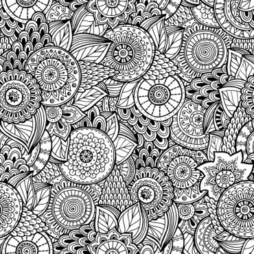 Flowers And Swirls I I I