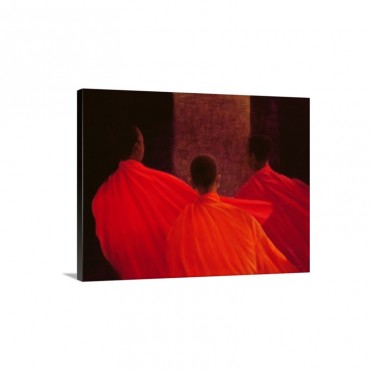 Four Monks Wall Art - Canvas - Gallery Wrap