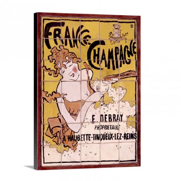 Framce Champagne Vintage Poster By Pierre Bonnard Wall Art - Canvas - Gallery Wrap