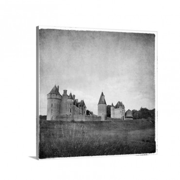 French Castle Wall Art - Canvas - Gallery Wrap