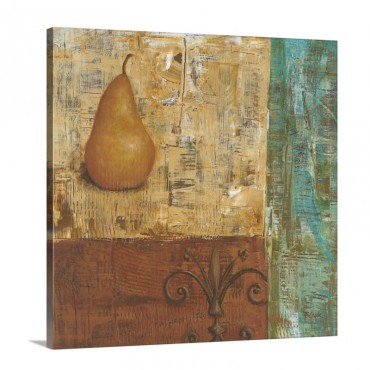French Pear I Wall Art - Canvas - Gallery Wrap