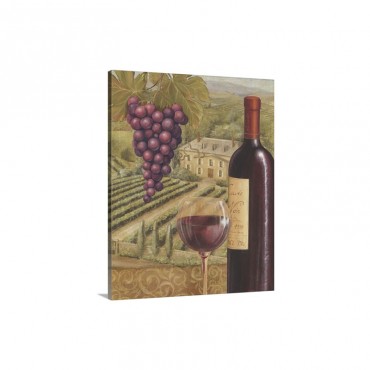 French Vineyard I V Wall Art - Canvas - Gallery Wrap