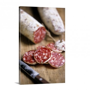 French Salami From The Camargue Wall Art - Canvas - Gallery Wrap