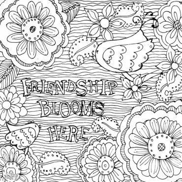 Friendship Blooms Here