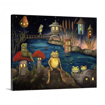 Frogland I Wall Art - Canvas - Gallery Wrap