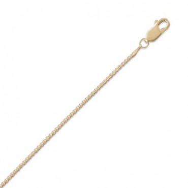 14 - 20 Gold Filled Box Chain Necklace - 1.5 mm
