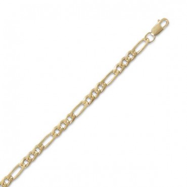 14 - 20 Gold Filled 100 Figaro Chain - 3.6 mm
