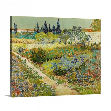 Garden At Arles By Vincent Van Gogh Wall Art - Canvas - Gallery Wrap