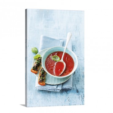 Gazpacho With Croutons Wall Art - Canvas - Gallery Wrap