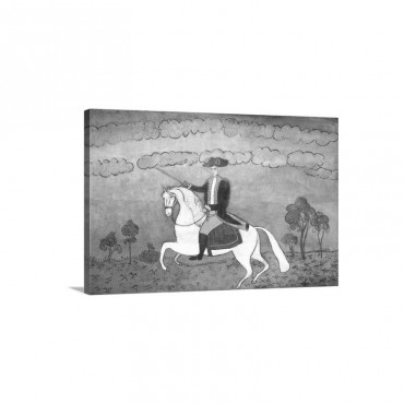 George Washington On Horseback Wall Art - Canvas - Gallery Wrap