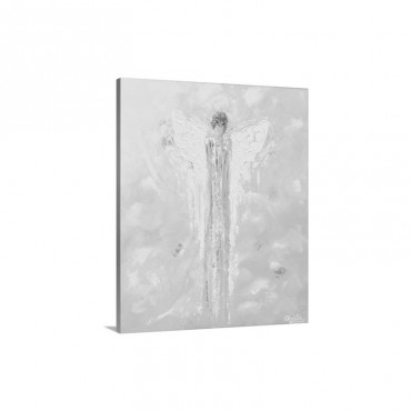 Gold Abstract Angel Wall Art - Canvas - Gallery Wrap