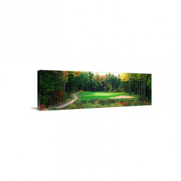 Golf Course New England Wall Art - Canvas - Gallery Wrap
