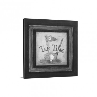 Golf Tee Time Wall Art - Canvas - Gallery Wrap