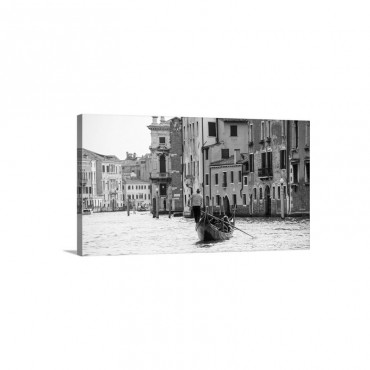 Gondola Ride On The Grand Canal Venice Italy Europe Wall Art - Canvas - Gallery Wrap