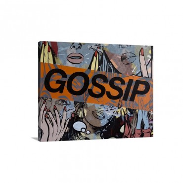 Gossiping Wall Art - Canvasv - Gallery Wrap