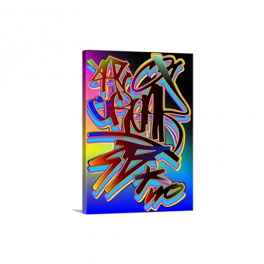 Graffiti Wall Art - Canvas - Gallery Wrap