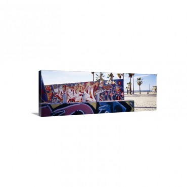 Graffiti Venice Beach CA Wall Art - Canvas - Gallery Wrap