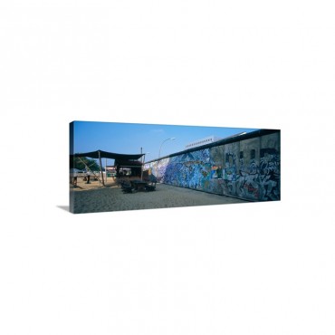 Graffiti On A Wall Berlin Wall Berlin Germany Wall Art - Canvas - Gallery Wrap