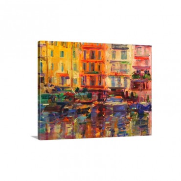 Grand Harbour Cannes Wall Art - Canvas - Gallery Wrap