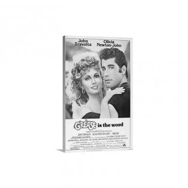 Grease  Vintage Movie Poster Wall Art - Canvas - Gallery Wrap